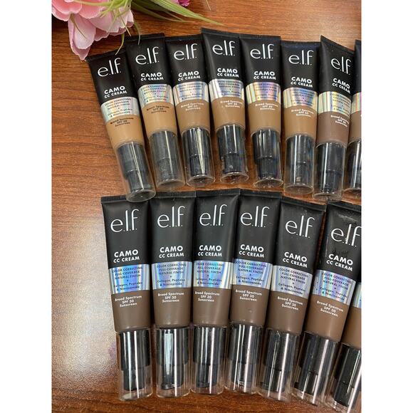 Lot Of 16 E.L.F Camo CC Cream Full Coverage Many Shades and Colors OPEN BOX - Picture 2 of 11